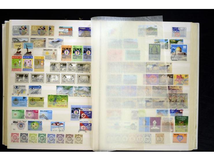 1870/1980, interessante Partie mit Teilsammlungen und Doubletten, Schwerpunkt Asien mit Thailand, China, Pakistan, Japan und 