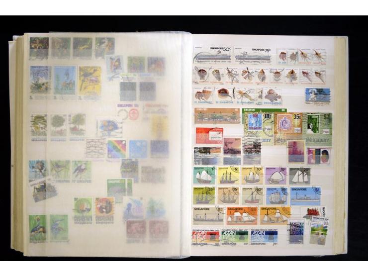 1870/1980, interessante Partie mit Teilsammlungen und Doubletten, Schwerpunkt Asien mit Thailand, China, Pakistan, Japan und 