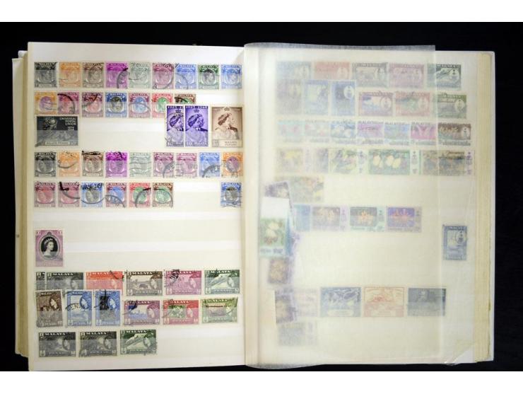 1870/1980, interessante Partie mit Teilsammlungen und Doubletten, Schwerpunkt Asien mit Thailand, China, Pakistan, Japan und 