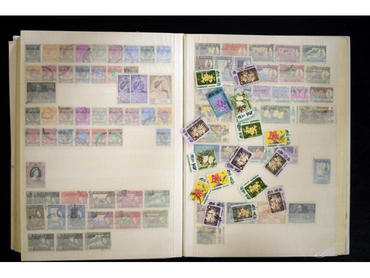 1870/1980, interessante Partie mit Teilsammlungen und Doubletten, Schwerpunkt Asien mit Thailand, China, Pakistan, Japan und 