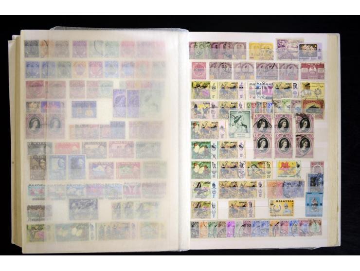 1870/1980, interessante Partie mit Teilsammlungen und Doubletten, Schwerpunkt Asien mit Thailand, China, Pakistan, Japan und 
