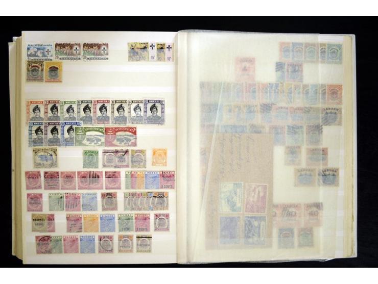 1870/1980, interessante Partie mit Teilsammlungen und Doubletten, Schwerpunkt Asien mit Thailand, China, Pakistan, Japan und 