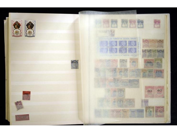 1870/1980, interessante Partie mit Teilsammlungen und Doubletten, Schwerpunkt Asien mit Thailand, China, Pakistan, Japan und 