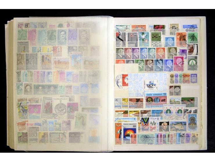 1870/1980, interessante Partie mit Teilsammlungen und Doubletten, Schwerpunkt Asien mit Thailand, China, Pakistan, Japan und 