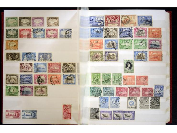 1870/1980, interessante Partie mit Teilsammlungen und Doubletten, Schwerpunkt Asien mit Thailand, China, Pakistan, Japan und 
