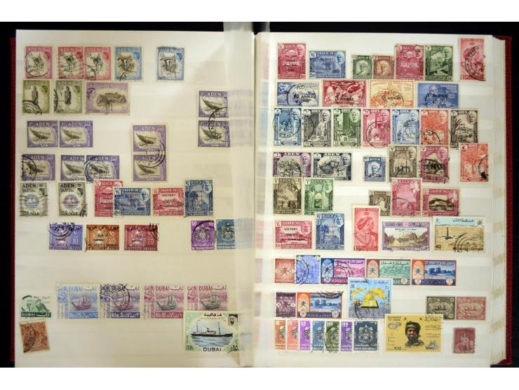 1870/1980, interessante Partie mit Teilsammlungen und Doubletten, Schwerpunkt Asien mit Thailand, China, Pakistan, Japan und 