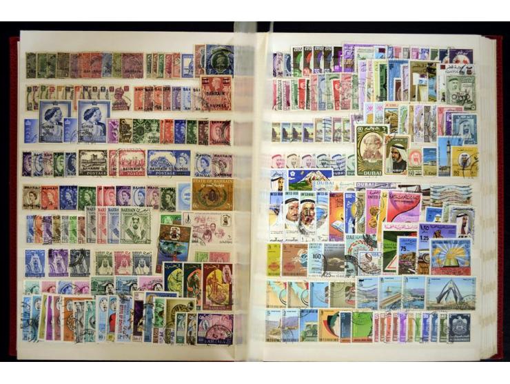 1870/1980, interessante Partie mit Teilsammlungen und Doubletten, Schwerpunkt Asien mit Thailand, China, Pakistan, Japan und 