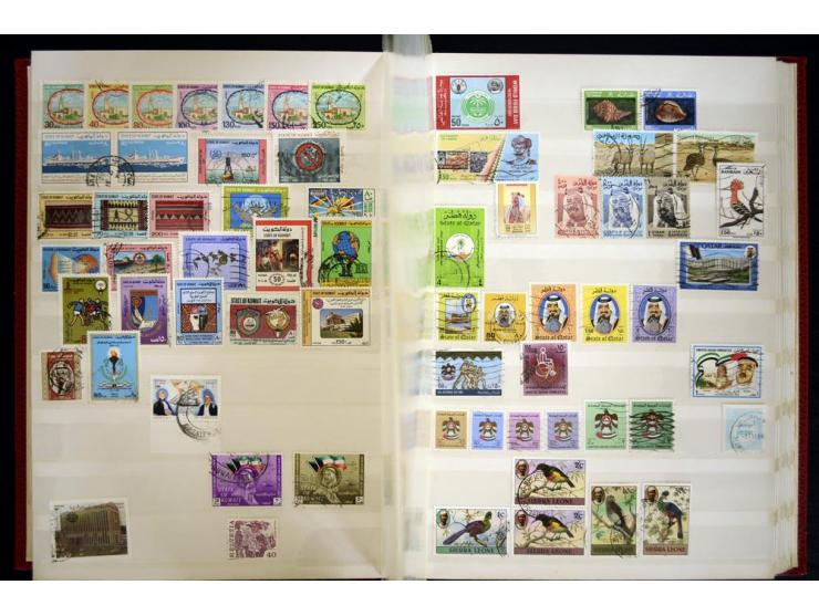 1870/1980, interessante Partie mit Teilsammlungen und Doubletten, Schwerpunkt Asien mit Thailand, China, Pakistan, Japan und 