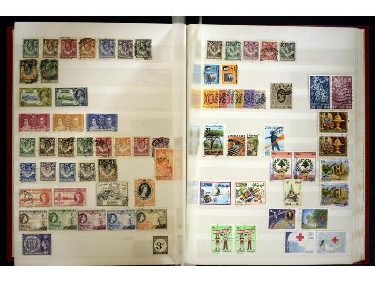 1870/1980, interessante Partie mit Teilsammlungen und Doubletten, Schwerpunkt Asien mit Thailand, China, Pakistan, Japan und 
