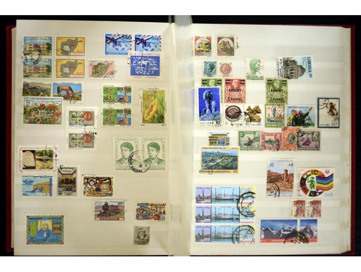 1870/1980, interessante Partie mit Teilsammlungen und Doubletten, Schwerpunkt Asien mit Thailand, China, Pakistan, Japan und 