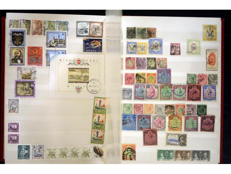 1870/1980, interessante Partie mit Teilsammlungen und Doubletten, Schwerpunkt Asien mit Thailand, China, Pakistan, Japan und 