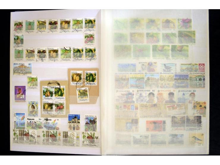1870/1980, interessante Partie mit Teilsammlungen und Doubletten, Schwerpunkt Asien mit Thailand, China, Pakistan, Japan und 