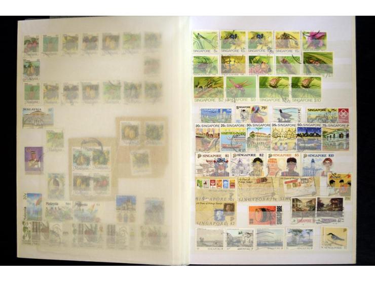 1870/1980, interessante Partie mit Teilsammlungen und Doubletten, Schwerpunkt Asien mit Thailand, China, Pakistan, Japan und 