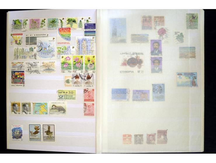 1870/1980, interessante Partie mit Teilsammlungen und Doubletten, Schwerpunkt Asien mit Thailand, China, Pakistan, Japan und 