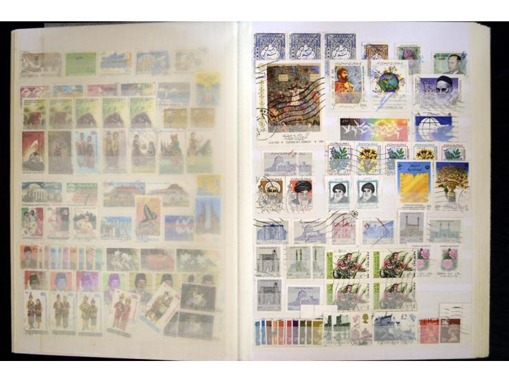 1870/1980, interessante Partie mit Teilsammlungen und Doubletten, Schwerpunkt Asien mit Thailand, China, Pakistan, Japan und 