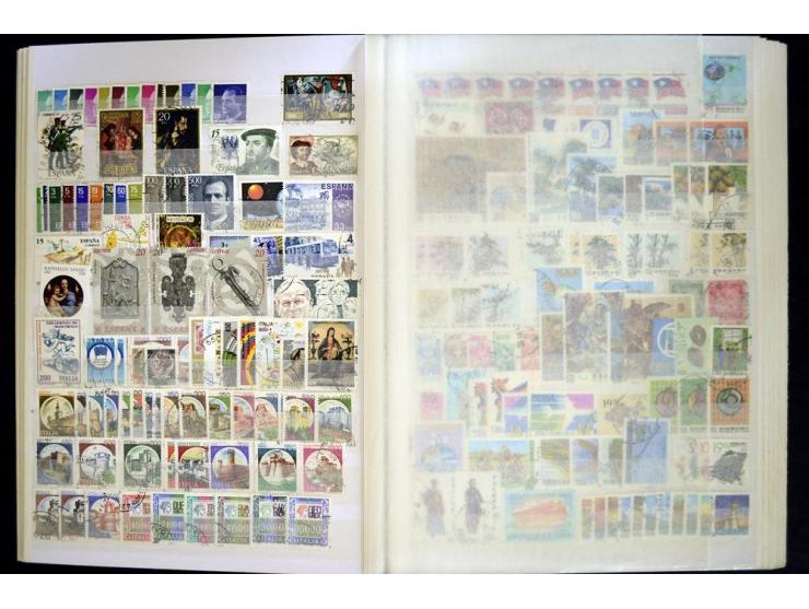 1870/1980, interessante Partie mit Teilsammlungen und Doubletten, Schwerpunkt Asien mit Thailand, China, Pakistan, Japan und 