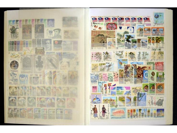 1870/1980, interessante Partie mit Teilsammlungen und Doubletten, Schwerpunkt Asien mit Thailand, China, Pakistan, Japan und 