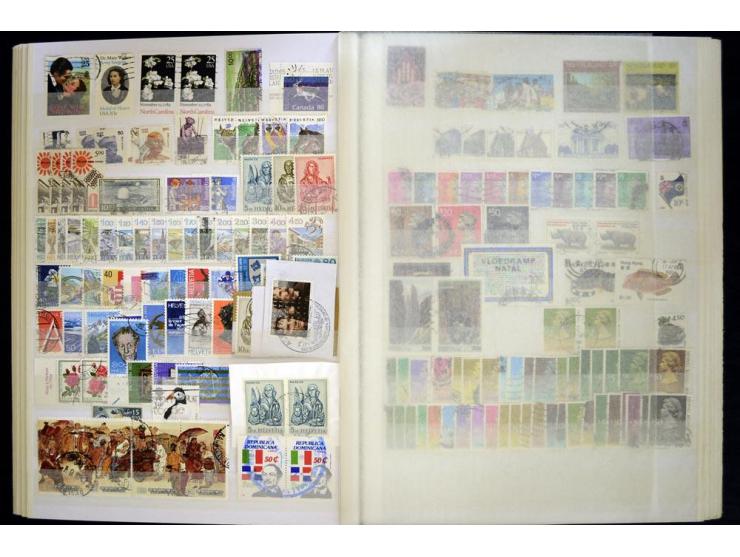 1870/1980, interessante Partie mit Teilsammlungen und Doubletten, Schwerpunkt Asien mit Thailand, China, Pakistan, Japan und 