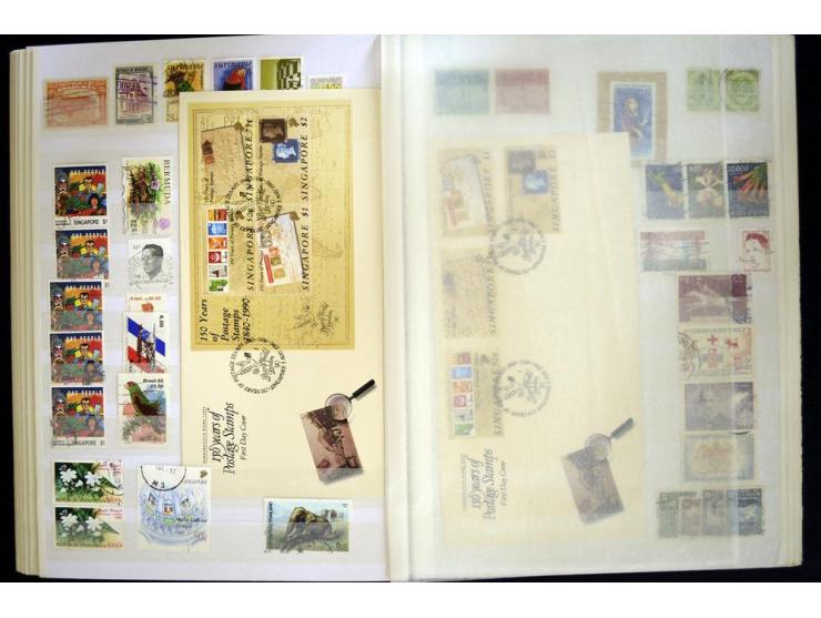 1870/1980, interessante Partie mit Teilsammlungen und Doubletten, Schwerpunkt Asien mit Thailand, China, Pakistan, Japan und 