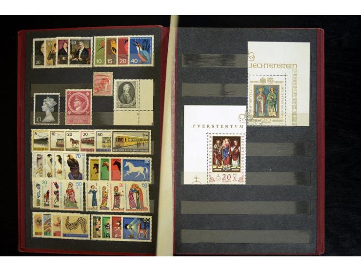1870/1980, interessante Partie mit Teilsammlungen und Doubletten, Schwerpunkt Asien mit Thailand, China, Pakistan, Japan und 