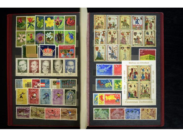 1870/1980, interessante Partie mit Teilsammlungen und Doubletten, Schwerpunkt Asien mit Thailand, China, Pakistan, Japan und 