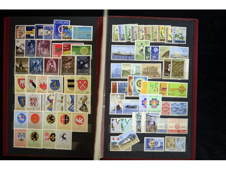 1870/1980, interessante Partie mit Teilsammlungen und Doubletten, Schwerpunkt Asien mit Thailand, China, Pakistan, Japan und 