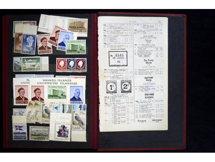 1870/1980, interessante Partie mit Teilsammlungen und Doubletten, Schwerpunkt Asien mit Thailand, China, Pakistan, Japan und 