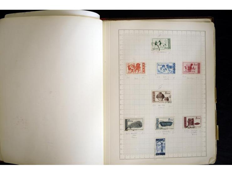 1870/1980, interessante Partie mit Teilsammlungen und Doubletten, Schwerpunkt Asien mit Thailand, China, Pakistan, Japan und 