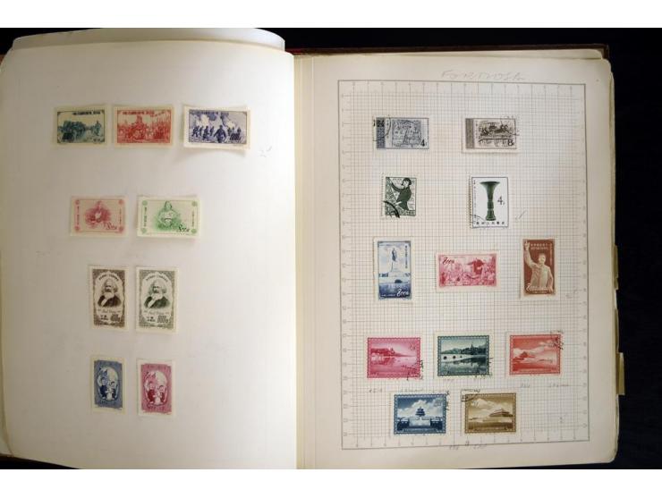 1870/1980, interessante Partie mit Teilsammlungen und Doubletten, Schwerpunkt Asien mit Thailand, China, Pakistan, Japan und 