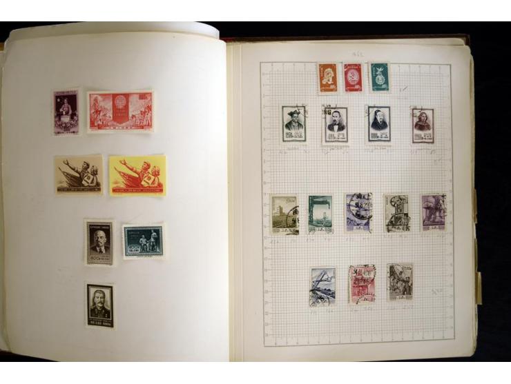 1870/1980, interessante Partie mit Teilsammlungen und Doubletten, Schwerpunkt Asien mit Thailand, China, Pakistan, Japan und 