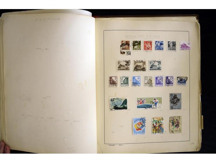 1870/1980, interessante Partie mit Teilsammlungen und Doubletten, Schwerpunkt Asien mit Thailand, China, Pakistan, Japan und 