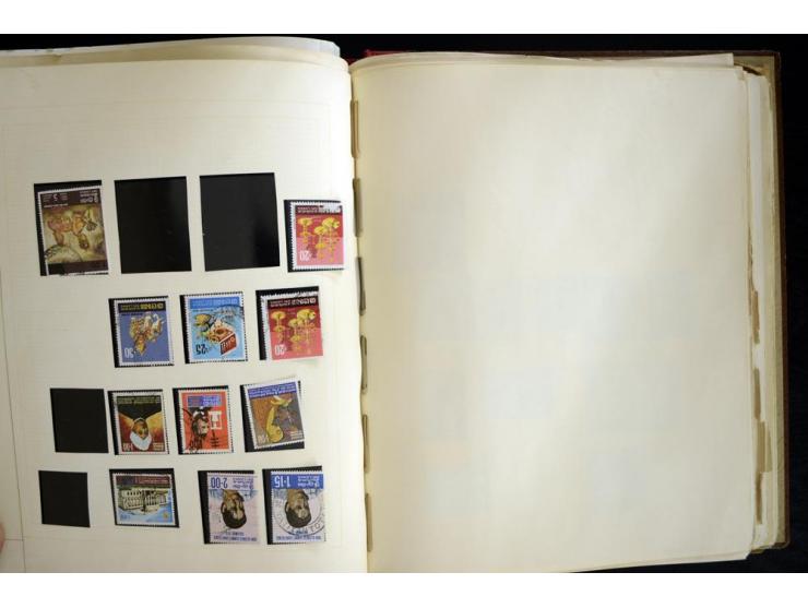 1870/1980, interessante Partie mit Teilsammlungen und Doubletten, Schwerpunkt Asien mit Thailand, China, Pakistan, Japan und 