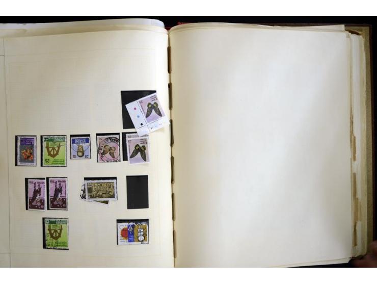 1870/1980, interessante Partie mit Teilsammlungen und Doubletten, Schwerpunkt Asien mit Thailand, China, Pakistan, Japan und 