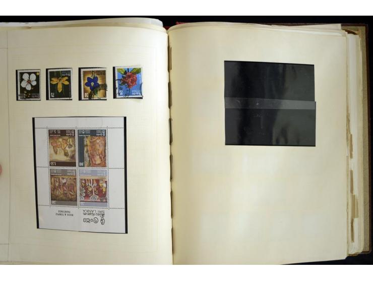 1870/1980, interessante Partie mit Teilsammlungen und Doubletten, Schwerpunkt Asien mit Thailand, China, Pakistan, Japan und 