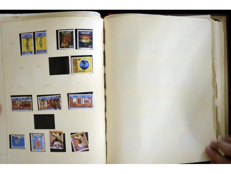 1870/1980, interessante Partie mit Teilsammlungen und Doubletten, Schwerpunkt Asien mit Thailand, China, Pakistan, Japan und 
