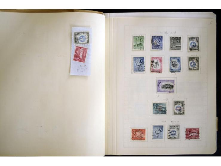 1870/1980, interessante Partie mit Teilsammlungen und Doubletten, Schwerpunkt Asien mit Thailand, China, Pakistan, Japan und 