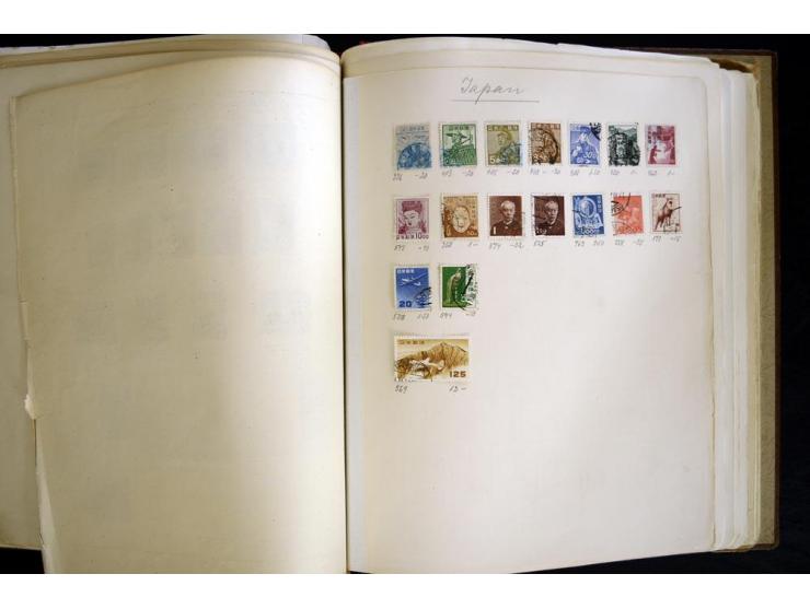 1870/1980, interessante Partie mit Teilsammlungen und Doubletten, Schwerpunkt Asien mit Thailand, China, Pakistan, Japan und 