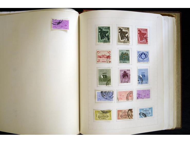 1870/1980, interessante Partie mit Teilsammlungen und Doubletten, Schwerpunkt Asien mit Thailand, China, Pakistan, Japan und 