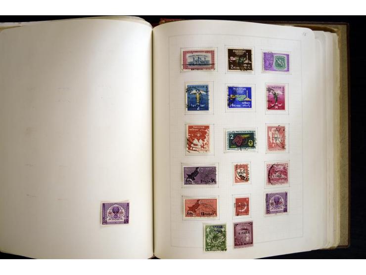 1870/1980, interessante Partie mit Teilsammlungen und Doubletten, Schwerpunkt Asien mit Thailand, China, Pakistan, Japan und 