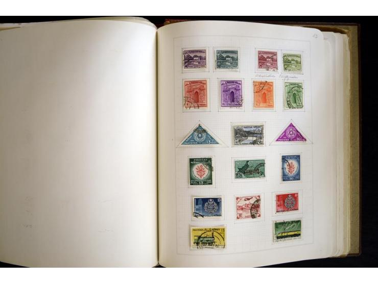 1870/1980, interessante Partie mit Teilsammlungen und Doubletten, Schwerpunkt Asien mit Thailand, China, Pakistan, Japan und 