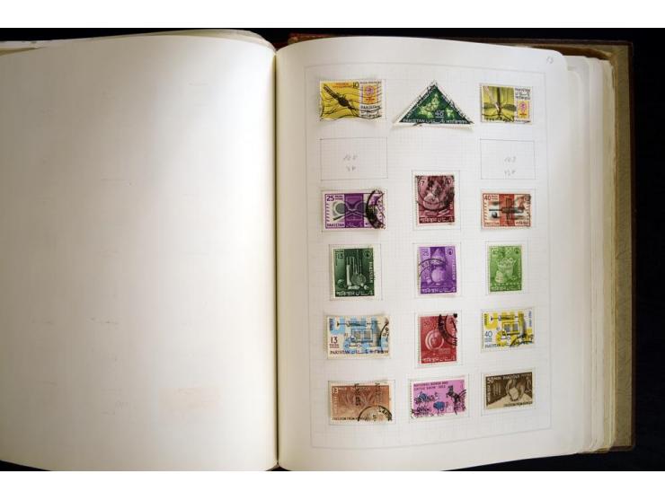 1870/1980, interessante Partie mit Teilsammlungen und Doubletten, Schwerpunkt Asien mit Thailand, China, Pakistan, Japan und 