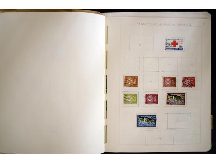 1870/1980, interessante Partie mit Teilsammlungen und Doubletten, Schwerpunkt Asien mit Thailand, China, Pakistan, Japan und 