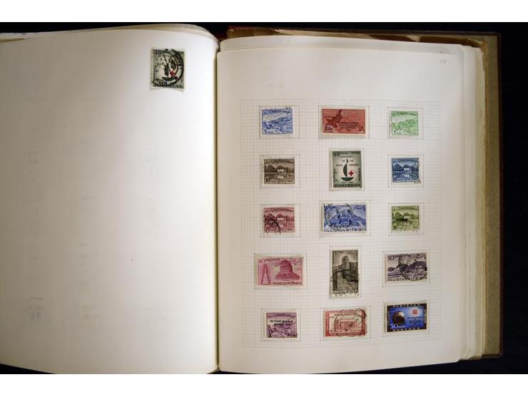 1870/1980, interessante Partie mit Teilsammlungen und Doubletten, Schwerpunkt Asien mit Thailand, China, Pakistan, Japan und 
