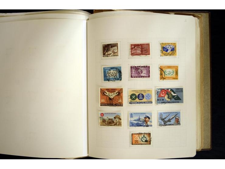 1870/1980, interessante Partie mit Teilsammlungen und Doubletten, Schwerpunkt Asien mit Thailand, China, Pakistan, Japan und 