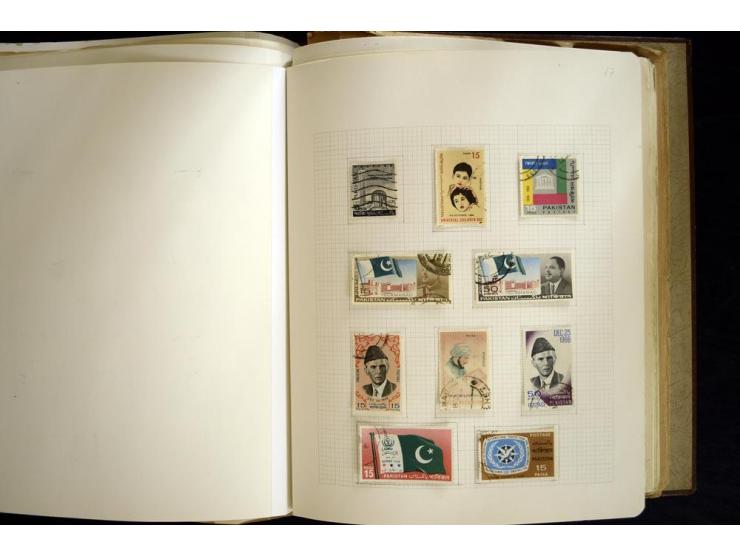 1870/1980, interessante Partie mit Teilsammlungen und Doubletten, Schwerpunkt Asien mit Thailand, China, Pakistan, Japan und 