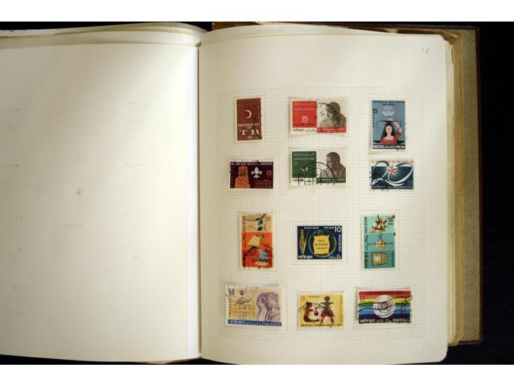 1870/1980, interessante Partie mit Teilsammlungen und Doubletten, Schwerpunkt Asien mit Thailand, China, Pakistan, Japan und 