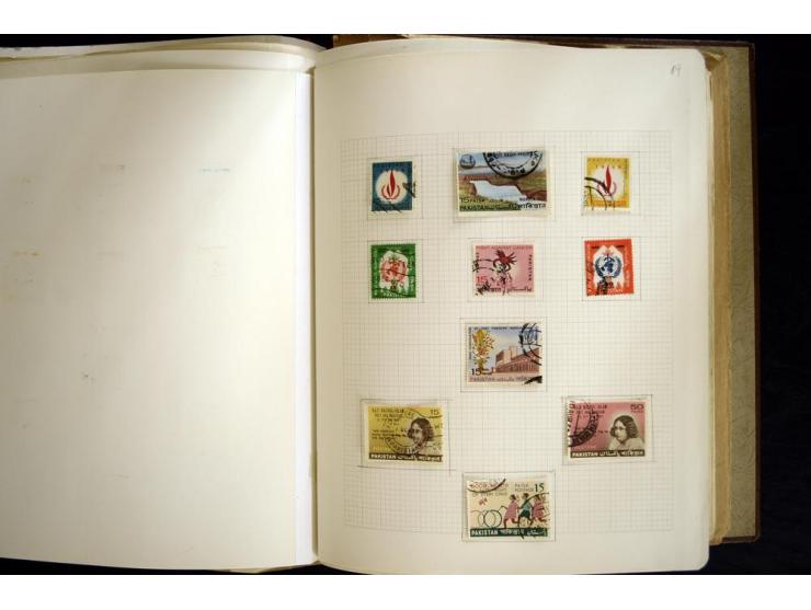 1870/1980, interessante Partie mit Teilsammlungen und Doubletten, Schwerpunkt Asien mit Thailand, China, Pakistan, Japan und 