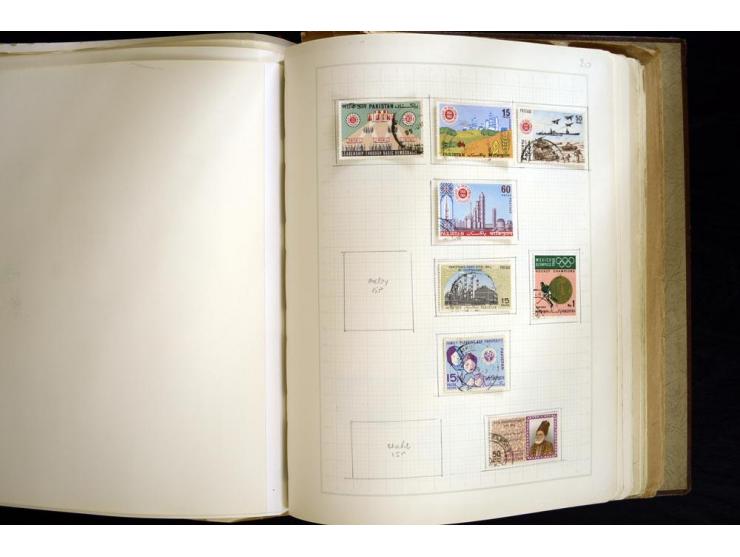 1870/1980, interessante Partie mit Teilsammlungen und Doubletten, Schwerpunkt Asien mit Thailand, China, Pakistan, Japan und 