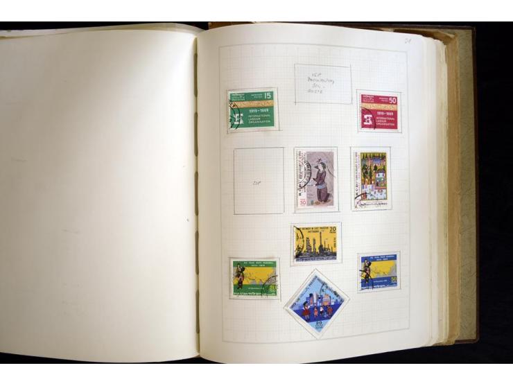 1870/1980, interessante Partie mit Teilsammlungen und Doubletten, Schwerpunkt Asien mit Thailand, China, Pakistan, Japan und 