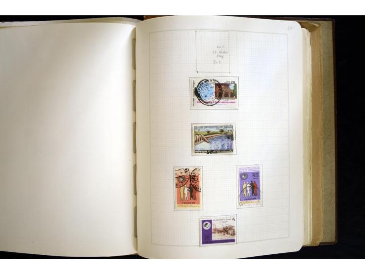 1870/1980, interessante Partie mit Teilsammlungen und Doubletten, Schwerpunkt Asien mit Thailand, China, Pakistan, Japan und 